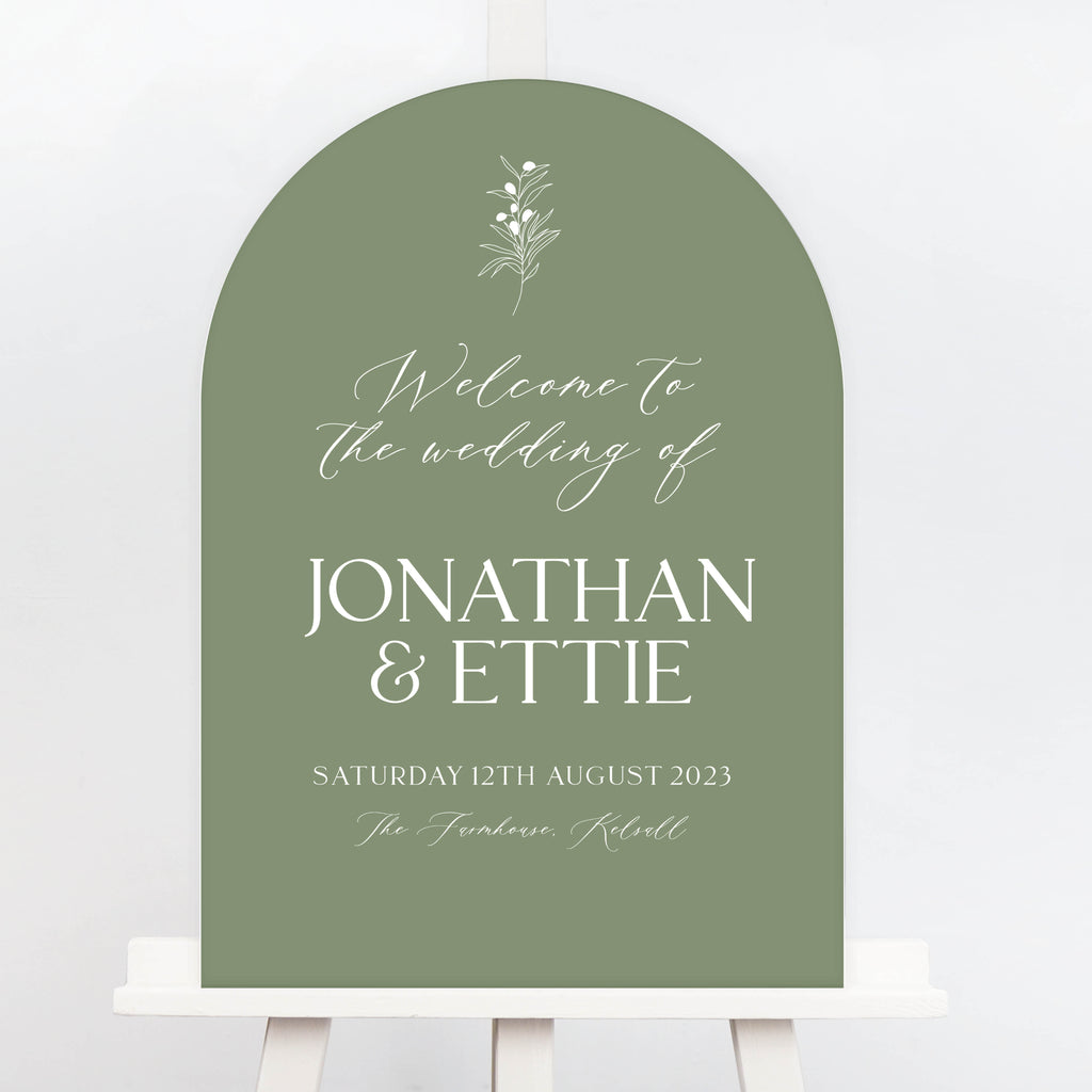 Ettie Arch Wedding Table Plan