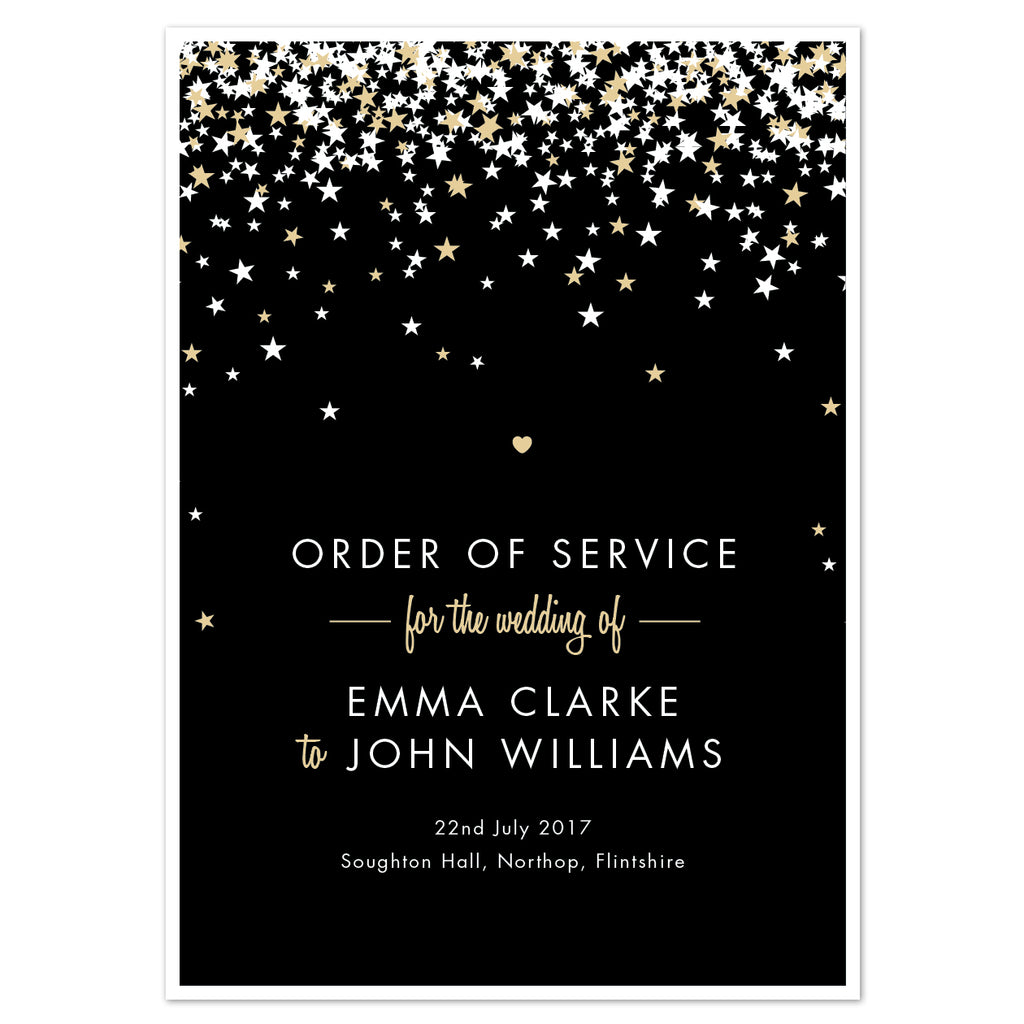 Bella Order of Service booklets - Project Pretty